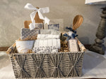 Ruben - gray/blue basket