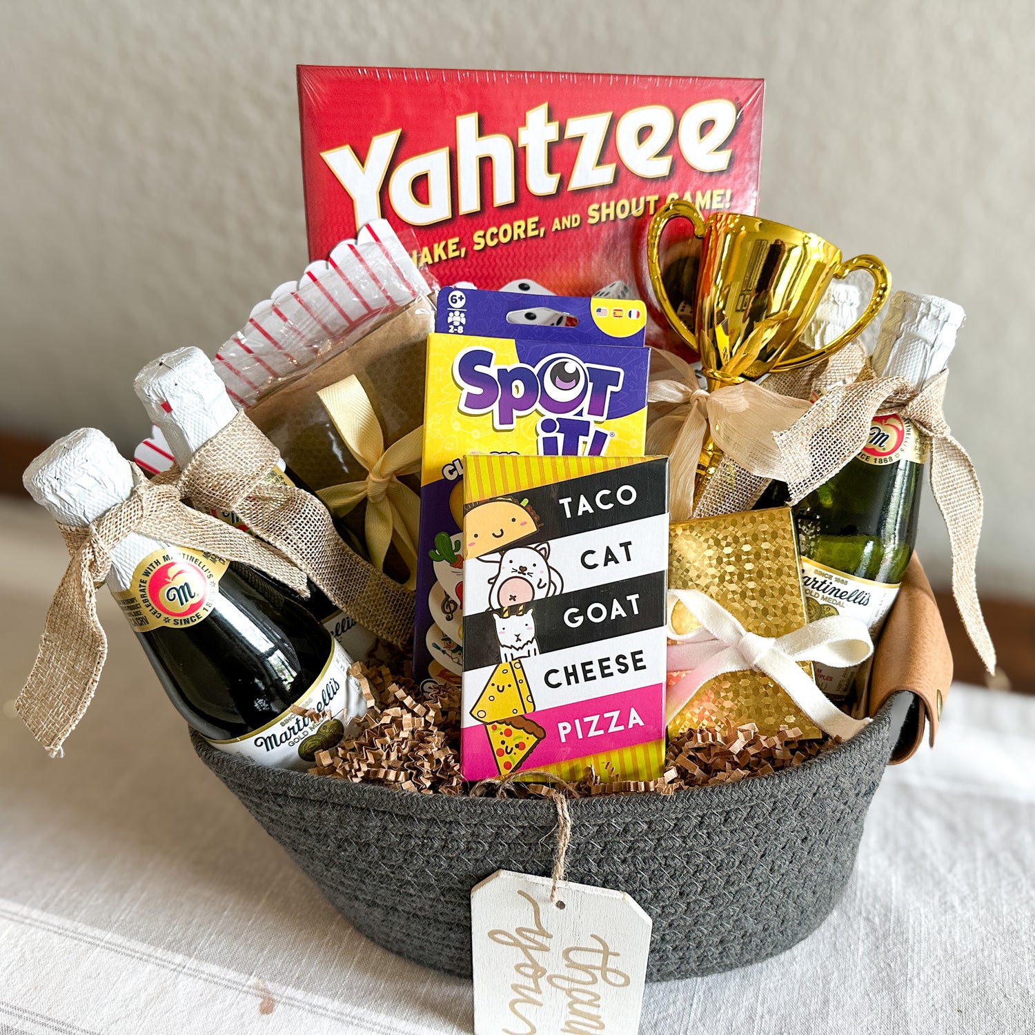 Game Night Gift Basket