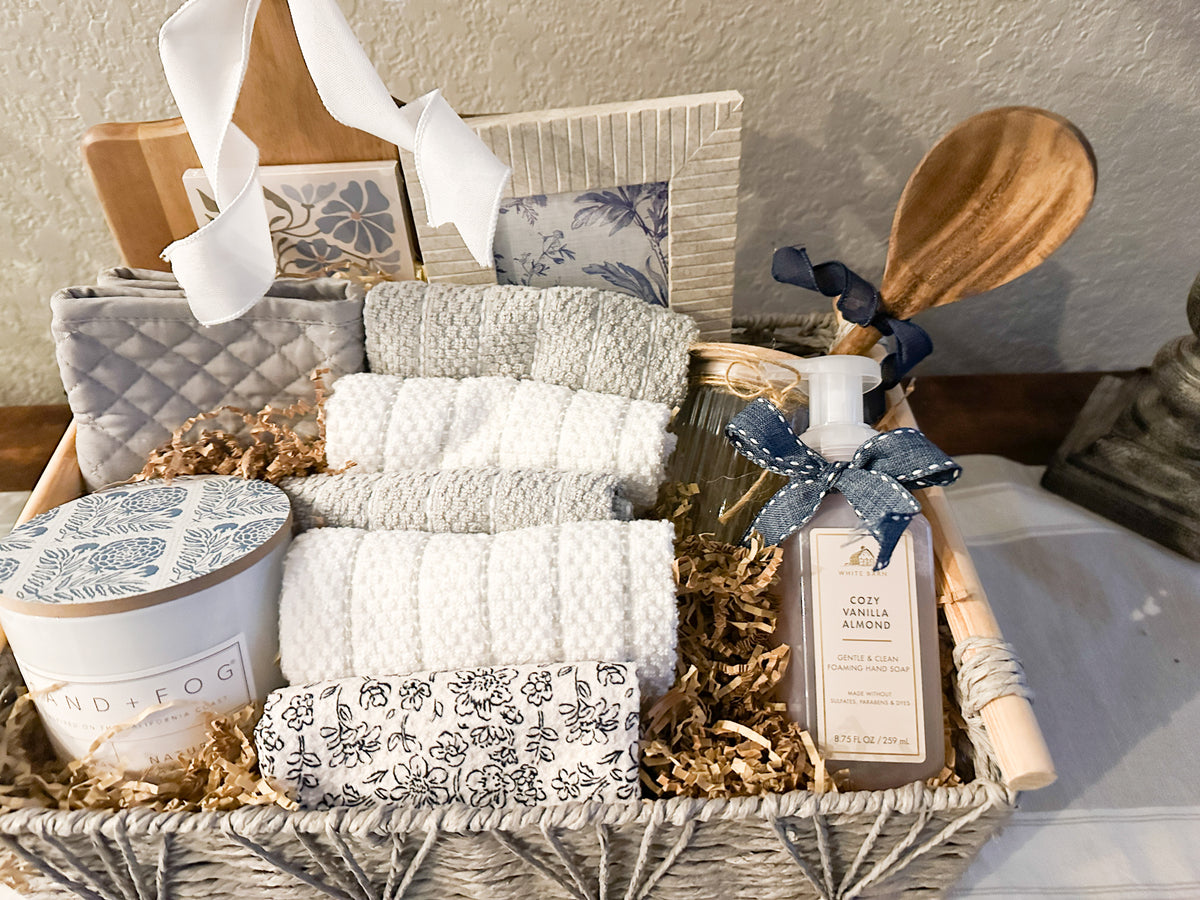Ruben - gray/blue basket