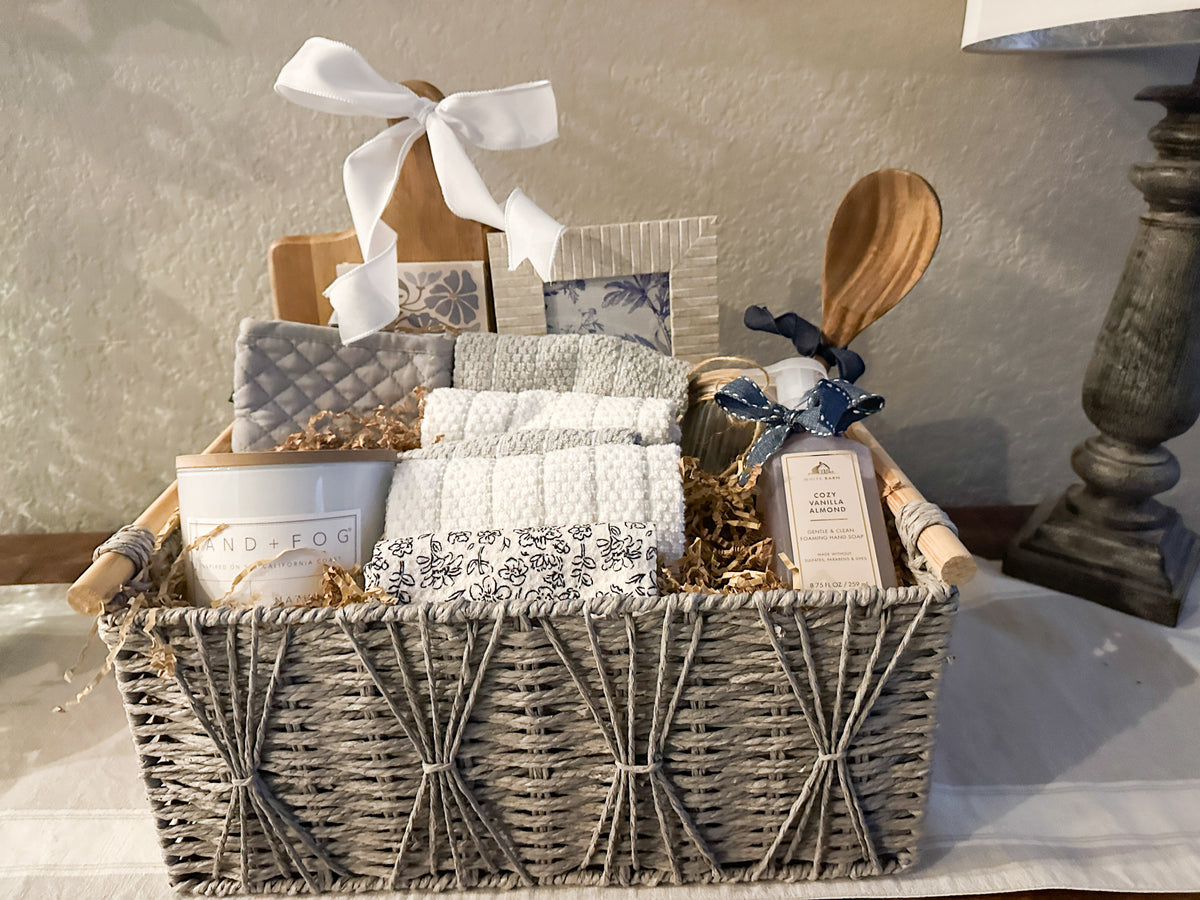 Ruben - gray/blue basket